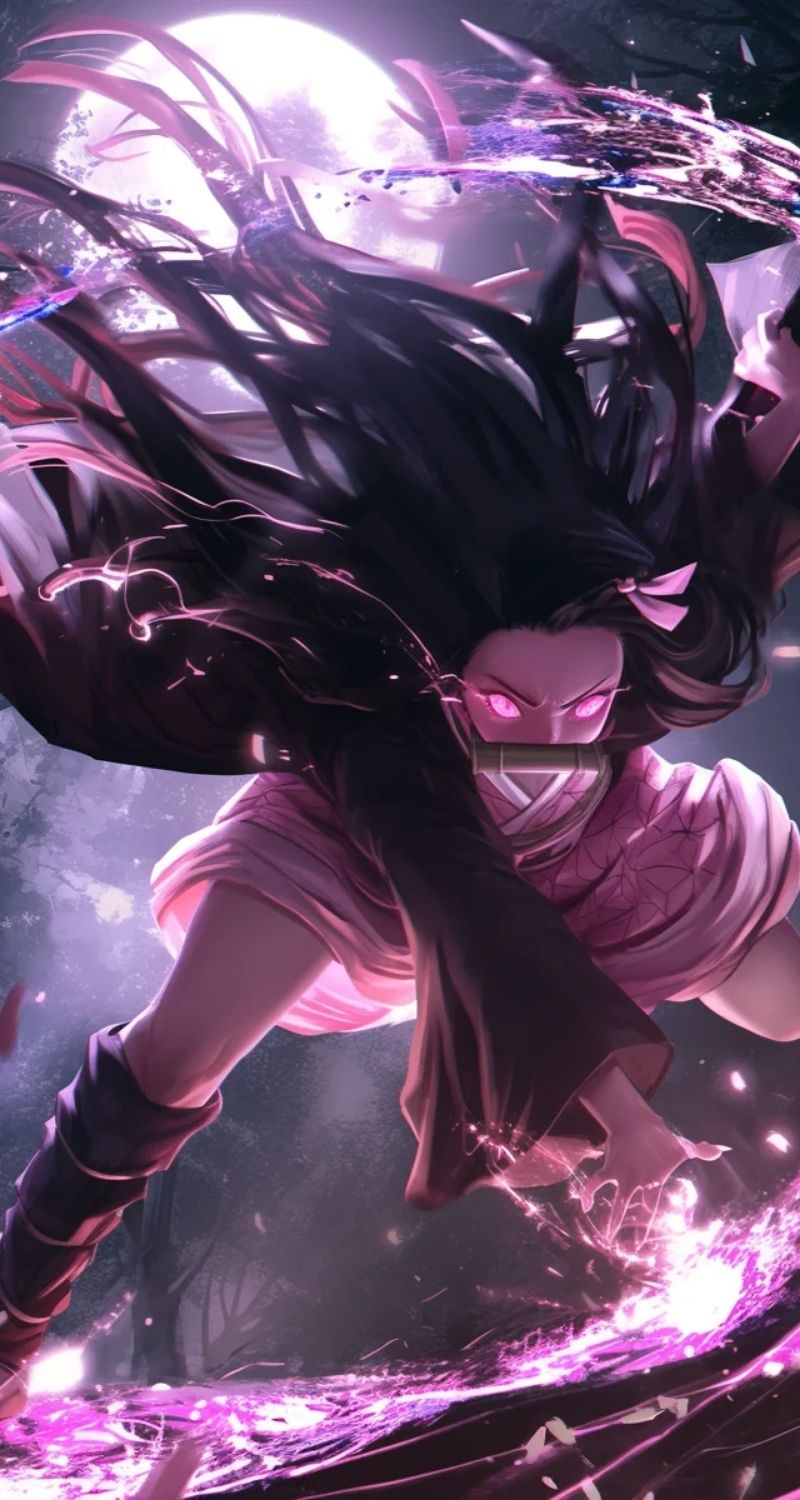 ảnh nền nezuko 3d