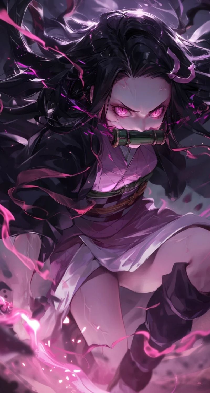 hình nền nezuko chất