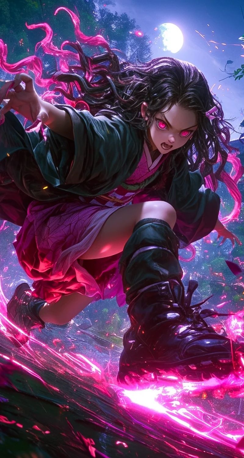 hình nền nezuko siêu ngầu